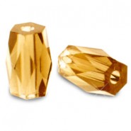 Top Facet kralen tube 2.5x3mm Topaz